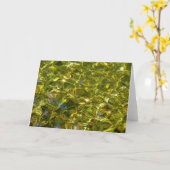 NorCal自然グリーティングカード:水カード カード (黄色い花)