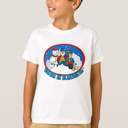 Nordakotaの冬 Tシャツ (正面)