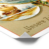 Norddeutscher Lloyd Bremen Vintage旅行ポスター ポスター (角)