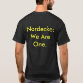 Nordeckeの乗組員サポータワイシャツ Tシャツ (裏面)