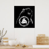 Nordic Bear Poster ポスター (キッチン)