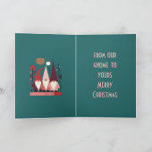 Nordic Christmas Gnomes Mid-Century Modern Cut Out カード (内部)