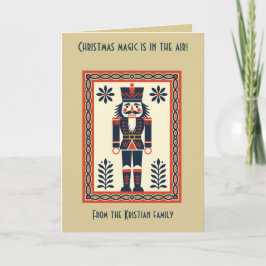 Nordic Christmas Minimal Style Nutcracker Toy Sold カード