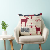 Nordic Christmas Patchwork | Knitted Reindeer (2) クッション (椅子)