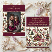 Nordic Christmas Scandinavia Village GrandDaughter シーズンカード