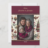 Nordic Christmas Scandinavia Village GrandDaughter シーズンカード (裏面)