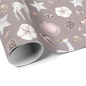 Nordic Christmas Scandinavian Deer ラッピングペーパー (ロールコーナー)