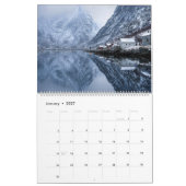 Nordic Coastal Scenery カレンダー (1月 2027)