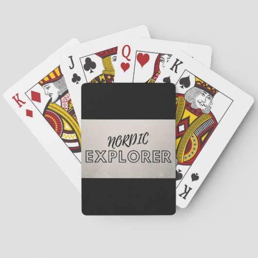 Nordic Explorer Playing Cards トランプ (裏面)