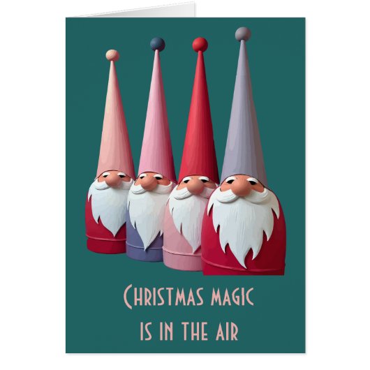 Nordic Gnomes Retro Modern Christmas Kitsch Cut  (正面)