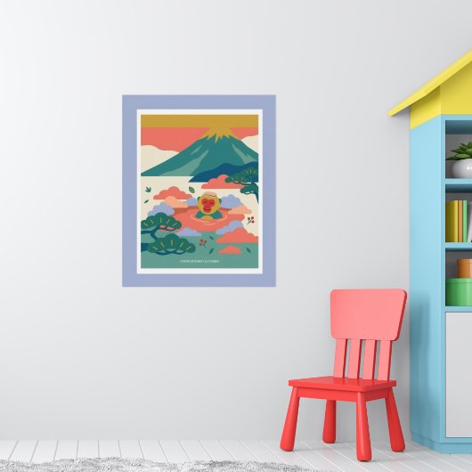 Nordic-Japanese Illustration –JAPAN  Poster ポスター (子ども部屋1)
