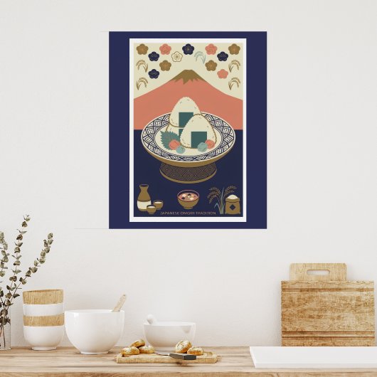 Nordic-Japanese Illustration –JAPAN  Poster ポスター (キッチン)