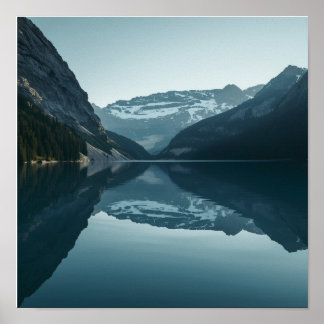 Nordic Lake Reflection ポスター