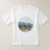 Nordic landscape tシャツ (レイダウン)