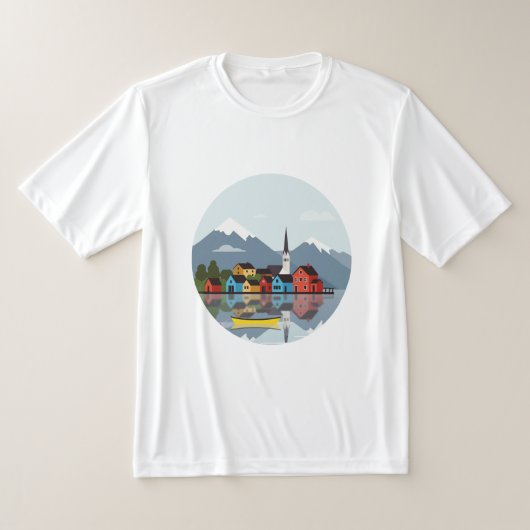 Nordic landscape tシャツ (レイダウン)