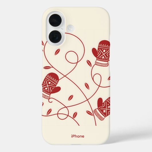 Nordic Mitten iPhone 16ケース Case-Mate iPhoneケース (裏面)