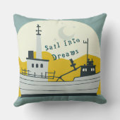 Nordic Moon Boat  クッション (裏面)