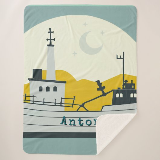 Nordic Moon Boat  シェルパブランケット (正面)