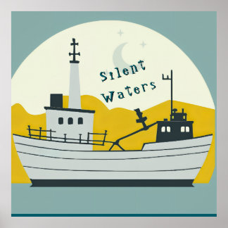 Nordic Moon Boat  ポスター