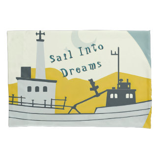 Nordic Moon Boat  枕カバー