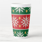 Nordic Noel Knit カフェラテマグ (正面)