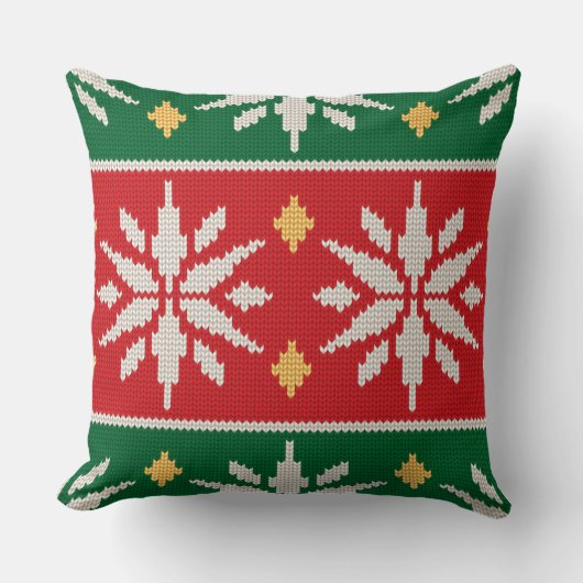 Nordic Noel Knit クッション (正面)