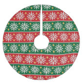 Nordic Noel Knit ブラッシュドポリエステルツリースカート (正面)