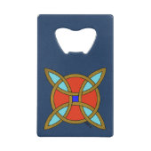 Nordic Protection from Witchcraft or Witch's Knot クレジットカード栓抜き (裏面)