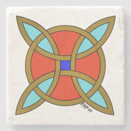 Nordic Protection from Witchcraft or Witch's Knot ストーンコースター