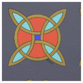 Nordic Protection from Witchcraft or Witch's Knot ファブリック (クローズアップ)