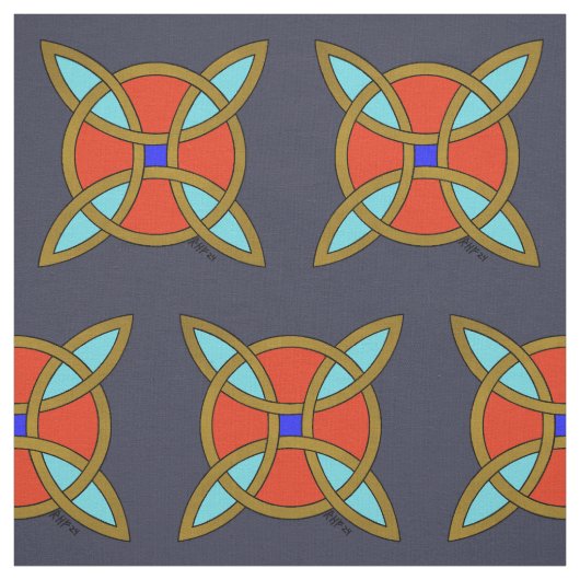 Nordic Protection from Witchcraft or Witch's Knot ファブリック (見本)