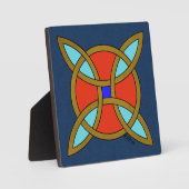 Nordic Protection from Witchcraft or Witch's Knot フォトプラーク (正面)