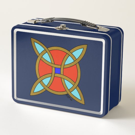 Nordic Protection from Witchcraft or Witch's Knot メタルランチボックス (正面)