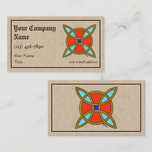 Nordic Protection from Witchcraft or Witch's Knot 名刺 (正面/裏面)