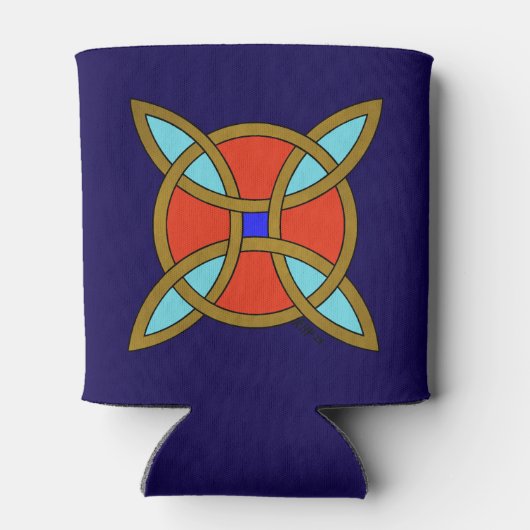 Nordic Protection from Witchcraft or Witch's Knot 缶クーラー (裏面)