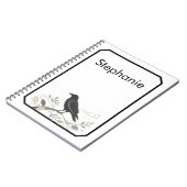 Nordic Raven Name Nature Lover Gift ノートブック (左側)