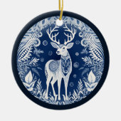 Nordic Reindeer Ornament セラミックオーナメント (正面)