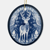 Nordic Reindeer Ornament セラミックオーナメント (左)