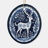 Nordic Reindeer Ornament セラミックオーナメント (左)