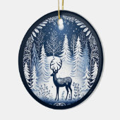 Nordic Reindeer Ornament セラミックオーナメント (左)