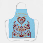 Nordic Rosemaling Apron, Mother's Love エプロン (正面)