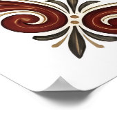 Nordic Rosemaling Poster, Home Is Where Our Story  ポスター (角)