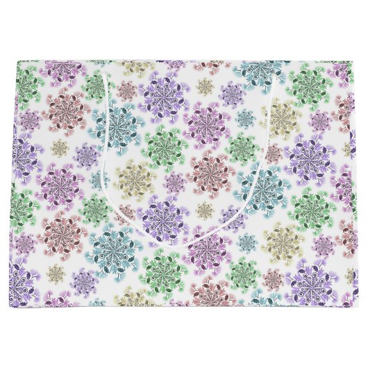 Nordic Snow Garden ラージペーパーバッグ (正面)