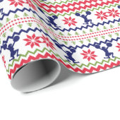 Nordic Style Cheerleader Christmas ラッピングペーパー (ロールコーナー)