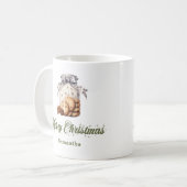Nordic Style Christmas Mug Personalized Gift コーヒーマグカップ (正面左)