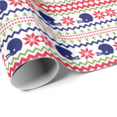 Nordic Style Football Helmet Christmas ラッピングペーパー (ロールコーナー)