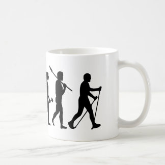 Nordic Walking Evolutionstheorie des Gehens コーヒーマグカップ