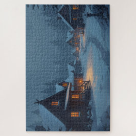 Nordic Winter Village Jigsaw Puzzle ジグソーパズル