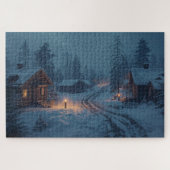 Nordic Winter Village Jigsaw Puzzle ジグソーパズル (横)