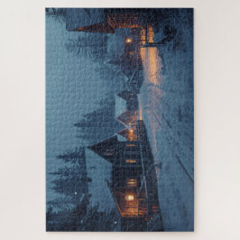 Nordic Winter Village Jigsaw Puzzle ジグソーパズル